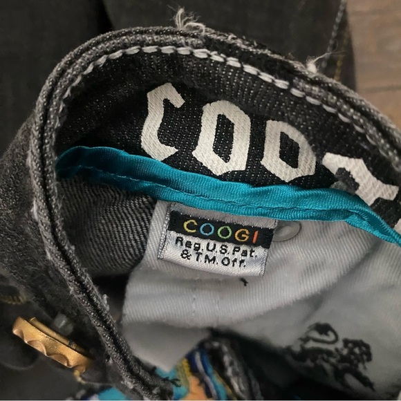 COOGI 101-041747 7/8 25 WASHED BLACK STRAIGHT LEG W/TOP STITCHING&CONTRAST CUFF - Picture 11 of 16